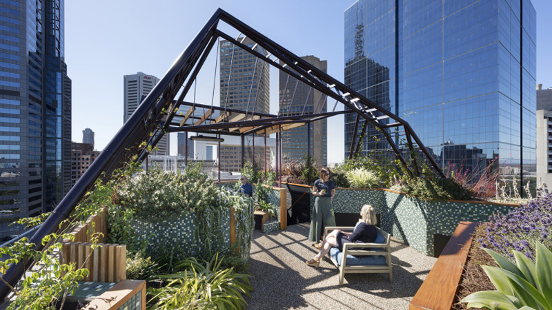 最新樓頂花園設(shè)計(jì)與展示，綠意盎然，繁花似錦的空中花園體驗(yàn)
