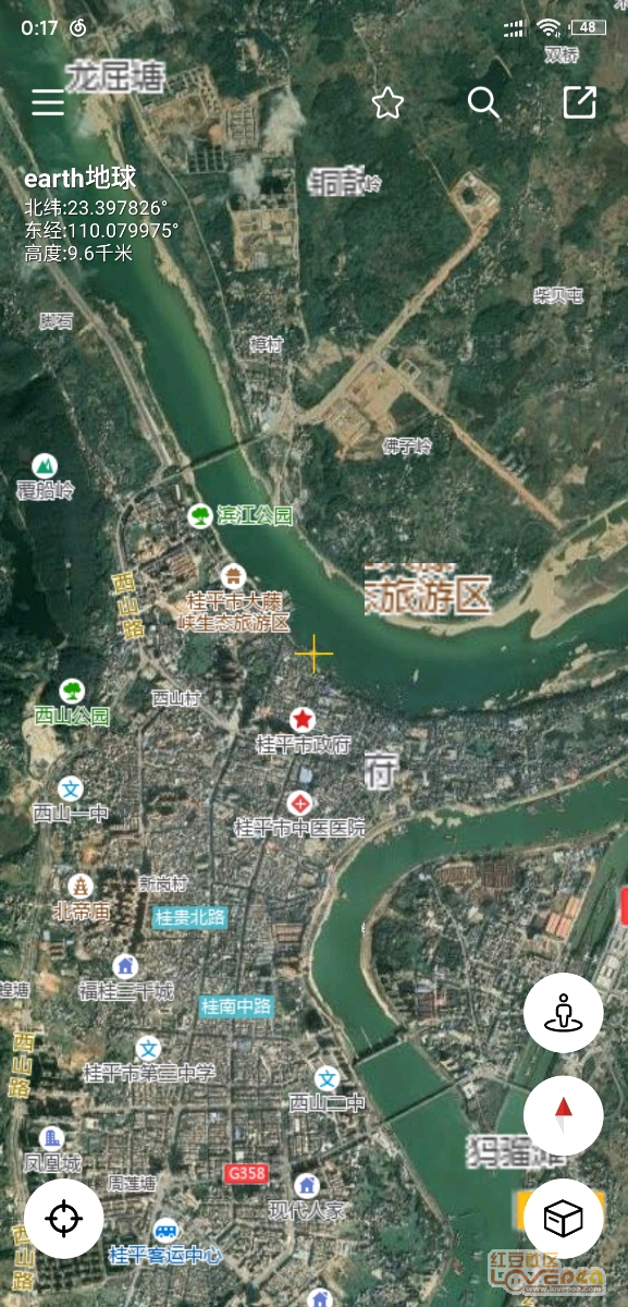 最新桂平衛(wèi)星地圖，開啟一段溫馨有趣的探索之旅