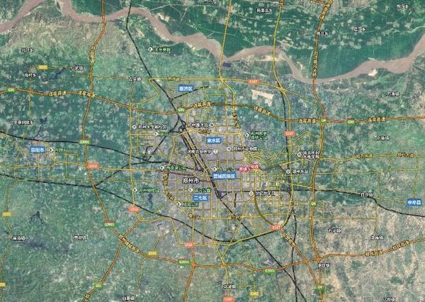 鄭州衛(wèi)星地圖最新版，古都的航天視角探索