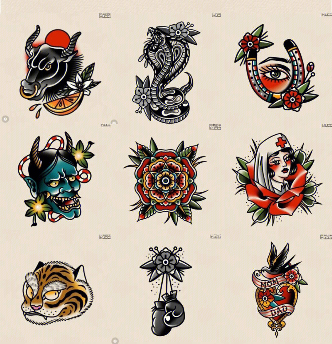 時尚潮流展現(xiàn)，最新紋身圖案設計精選